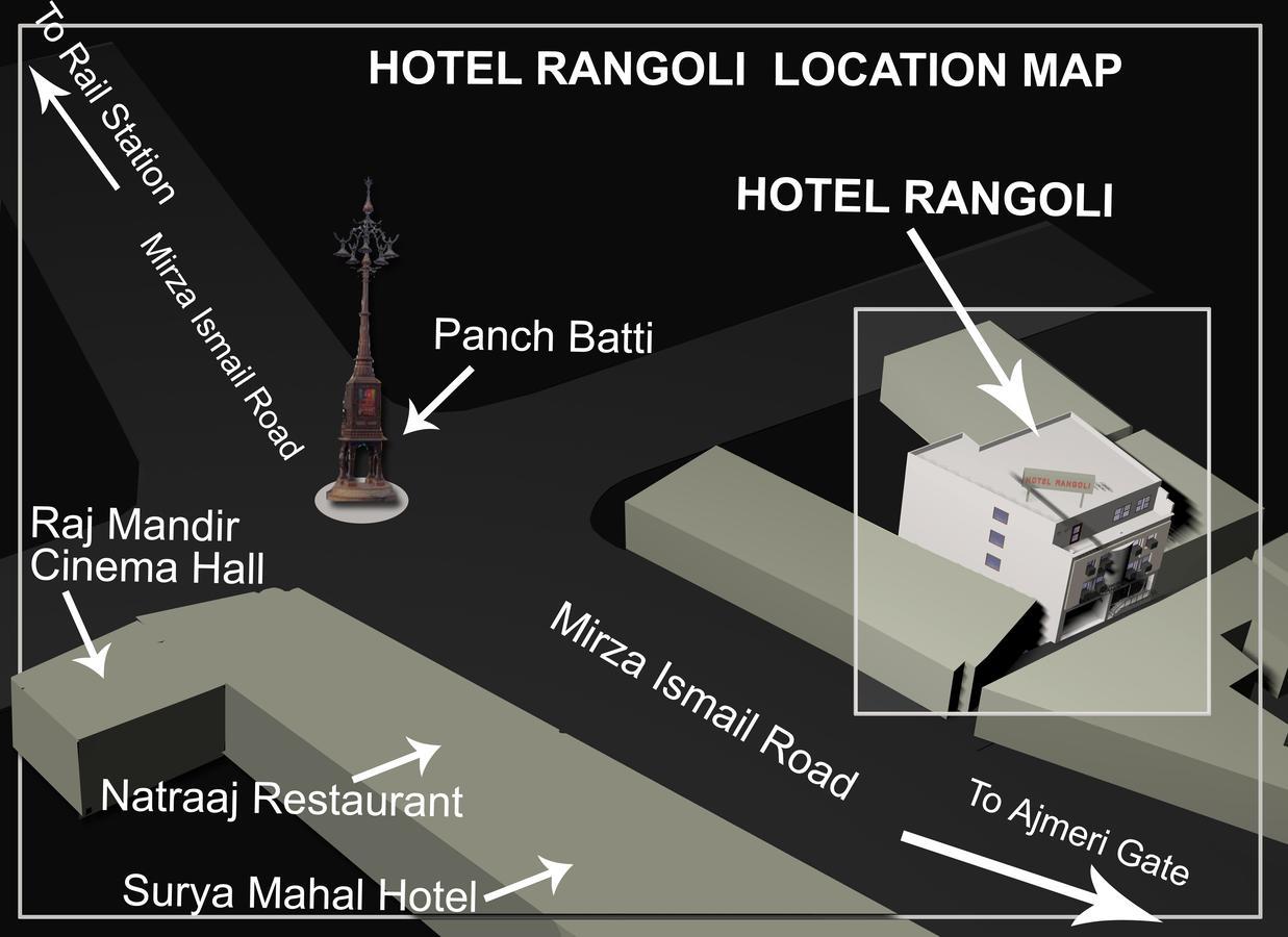 Hotel Rangoli Jaipur Eksteriør billede